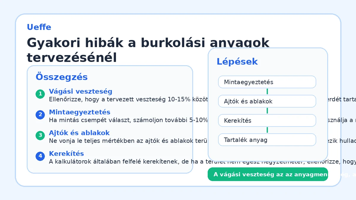 Gyakori hibák a burkolási anyagok tervezésénél