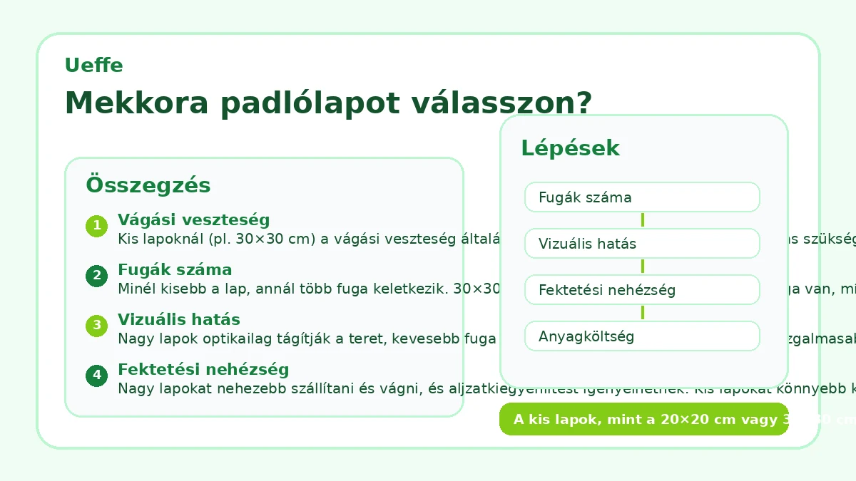 Mekkora padlólapot válasszon?