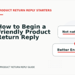How to Begin a Friendly Product Return Reply