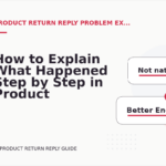 How to Explain What Happened Step by Step in Product Return Reply English