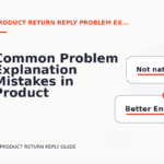 Common Problem Explanation Mistakes in Product Return Reply English