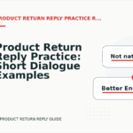 Product Return Reply Practice: Short Dialogue Examples