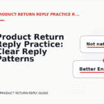 Product Return Reply Practice: Clear Reply Patterns
