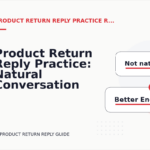 Product Return Reply Practice: Natural Conversation Lines