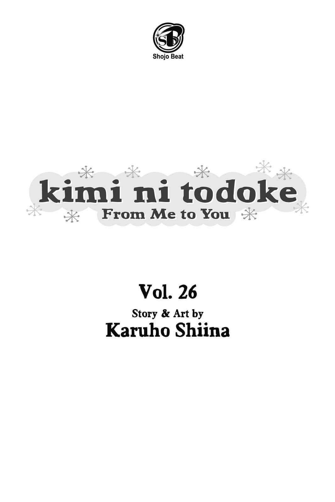 Kimi ni Todoke Chapter 26 Page 2