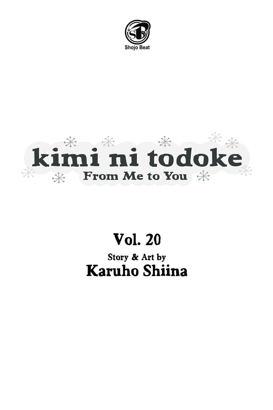 Kimi ni Todoke Chapter 20 Page 2