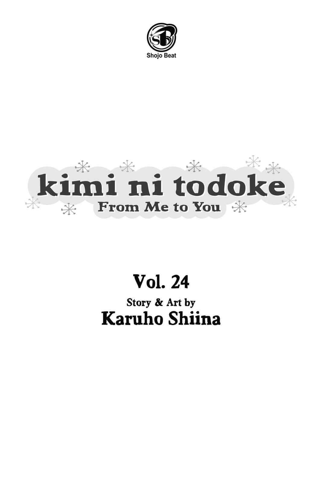 Kimi ni Todoke Chapter 24 Page 2