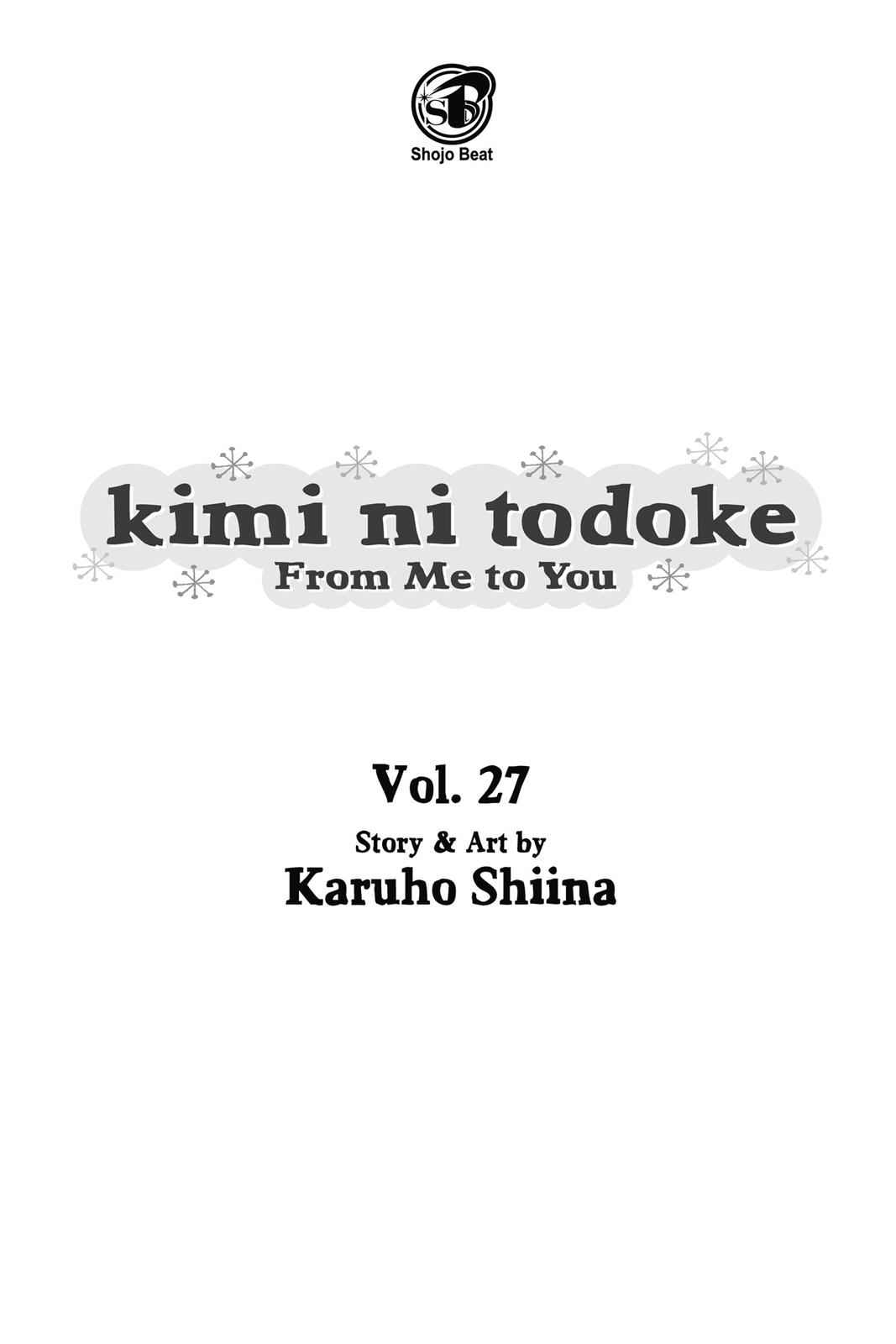 Kimi ni Todoke Chapter 27 Page 2