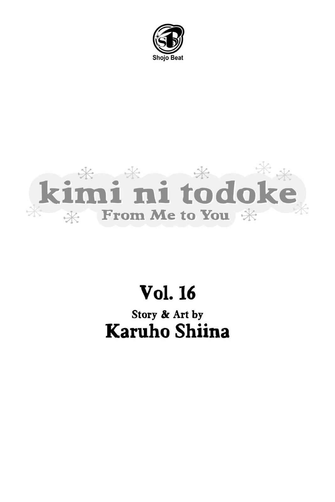 Kimi ni Todoke Chapter 16 Page 2